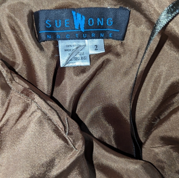 Sue Wong Nocturne bronze green mix - Picture 11 of 11